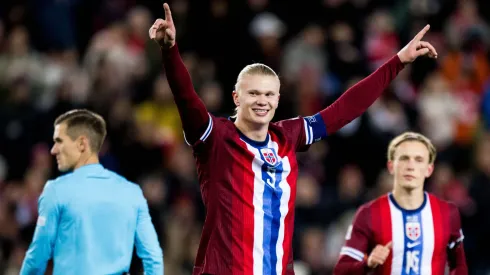 Artilheiro das Eliminatórias, Haaland marcou cinco gols contra a Moldávia