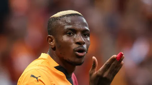 Osimhen pelo Galatasaray. Foto: Ahmad Mora/Getty Images