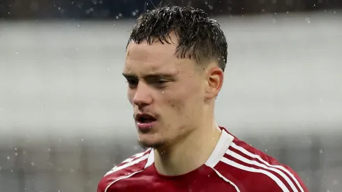 Nagelsmann culpa Arne Slot pelo insucesso de Florian Wirtz no Liverpool. (Photo by Carl Recine/Getty Images)