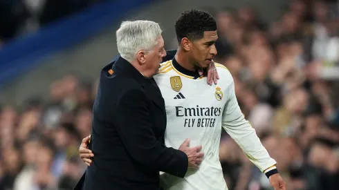 Em entrevista recente, Carlo Ancelotti afirmou que Jude Bellingham o faz lembrar de Kaká, estrela que treinou no Milan. (Foto: Angel Martinez/Getty Images)