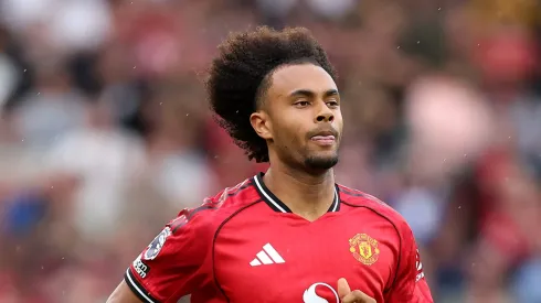 Manchester United aceita emprestar Zirkzee à Roma com divisão salarial. (Photo by Matt McNulty/Getty Images)