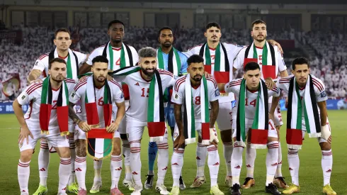 Emirados Árabes Unidos e Iraque ficam no empate no jogo de ida na repescagem das Eliminatórias da Copa do Mundo. Foto: Mohamed Farag/Getty Images
