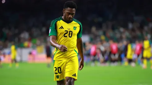 Renaldo Cephas marcou um belo gol mas a Seleção da Jamaica sofreu o empate. Foto: Hector Vivas