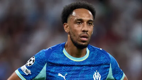 Pierre-Emerick Aubameyang pelo Olympique de Marseille. Jogador comentou que pior transferência na carreia foi do Barcelona para o Chelsea (Foto:: Angel Martinez/Getty Images)