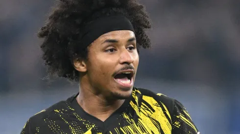 Borussia Dortmund topa vender Adeyemi ao Manchester United, mas exige R$ 492 milhões.(Foto: Stuart Franklin/Getty Images)