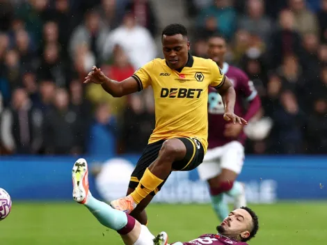 Jhon Arias é criticado pela torcida do Wolverhampton