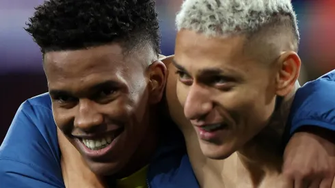 Estêvão chega a quatro gols na Seleção Brasileira após brilhar no Chelsea. (Photo by Harry Murphy/Getty Images)