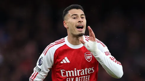 Arsenal bate o martelo e decide vender Gabriel Martinelli para a Arábia Saudita; Clube aguarda propostas. (Foto: Alex Pantling/Getty Images)