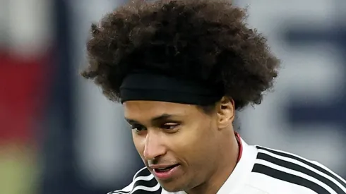 Karim Adeyemi mantém conversas com o Manchester United. (Photo by Alexander Hassenstein/Getty Images)