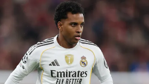 Rodrygo em ação com o Real Madrid (Foto: Michael Regan/Getty Images)