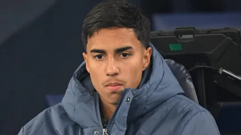 Vitor Reis foi emprestado pelo Manchester City ao Girona (Photo by Michael Regan/Getty Images)