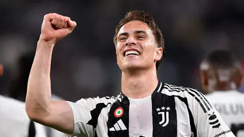 Kenan Yildiz, atacante da Juventus, que é um alvo do Chelsea (Foto: Valerio Pennicino/Getty Images)