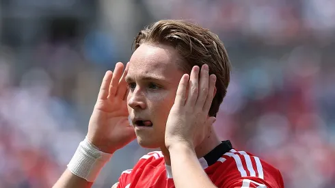 Andreas Schjelderup, do Benfica (Foto: Kevin C. Cox/Getty Images)