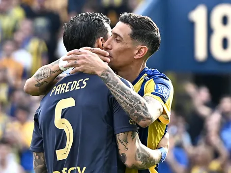 Di María e Paredes treinando o Boca Juniors: confissão do craque