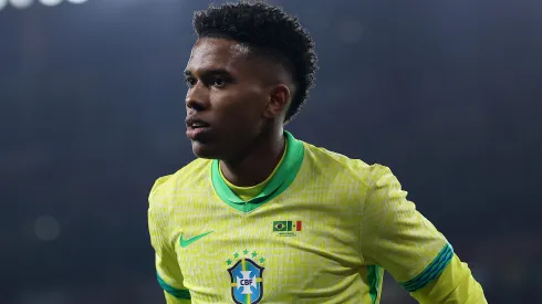 Estêvão foi o principal nome da Seleção Brasileira nesta data fifa e retorna o Chelsea como um destaque (Foto: Harry Murphy/Getty Images)