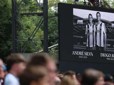 Real Madrid erra e inclui jogador vivo em homenagem a Diogo Jota e ao irmão, André Silva