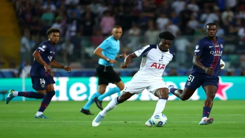 PSG e Tottenham na final da Supercopa da Uefa – Francesco Scaccianoce/Getty Images