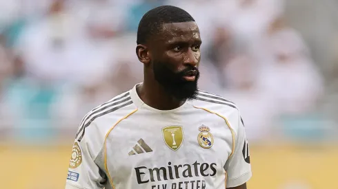 Antonio Rüdiger pelo Real Madrid. (Foto: Michael Reaves/Getty Images)