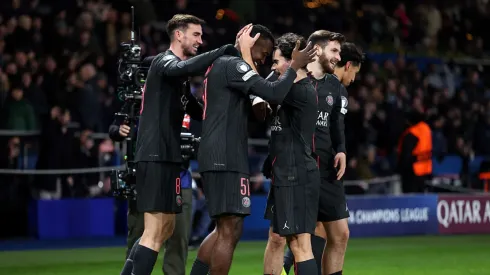 Vitinha comemora gol pelo PSG x Tottenham. Justin Setterfield/Getty Images.