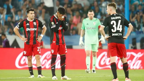 Jogadores do River Plate lamentam eliminação no Torneio Clausura