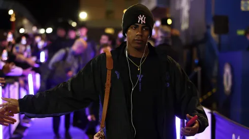 Lamine Yamal antes de jogo do Barcelona. (Foto: Justin Setterfield/Getty Images)