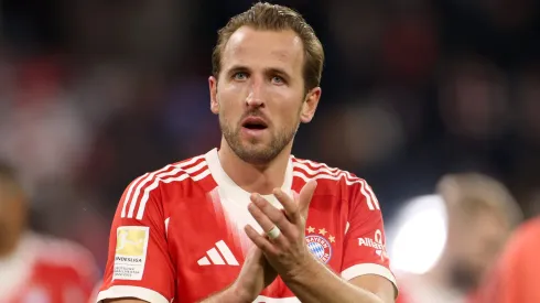 Harry Kane, jogador do Bayern de Munique. Ex-jogador do Manchester City disse que o clube poderia contratar o jogador para fazer parceria com Haaland (Foto: Adam Pretty/Getty Images)