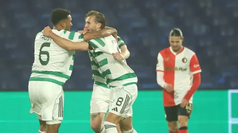 Em 18 jogos disputados em paralelo, Lyon, Celtic e Bologna aplicam goleadas, enquanto empates estratégicos mantêm a luta pelas vagas de mata-mata em aberto. (Foto: Dean Mouhtaropoulos/Getty Images)