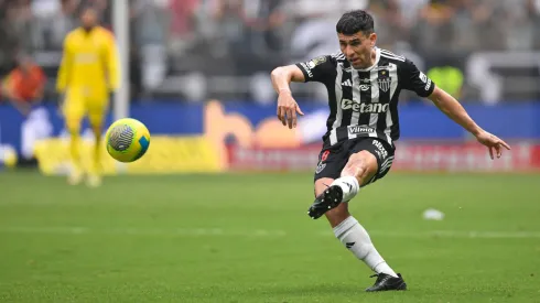 Júnior Alonso em jogo do Atlético-MG