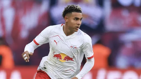 Barcelona-Antonio Nusa-RB Leipzig. (Photo by Maja Hitij/Getty Images)