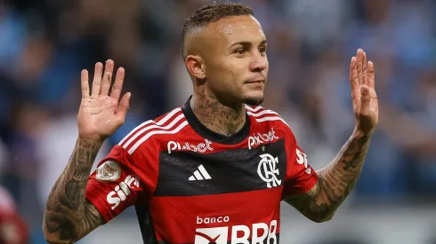 Everton Cebolinha em ação pelo Flamengo