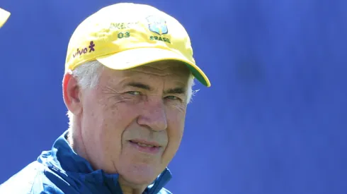 Carlo Ancelotti técnico da Seleção Brasileira durante treino na Granja Comary (Foto: Marlon Costa/AGIF)