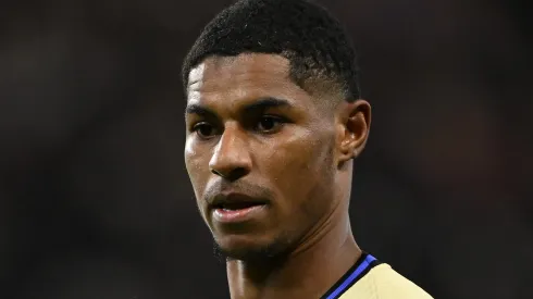 Rashford, jogador do Barcelona, durante jogo do time espanhol. (Photo by Mike Hewitt/Getty Images)
