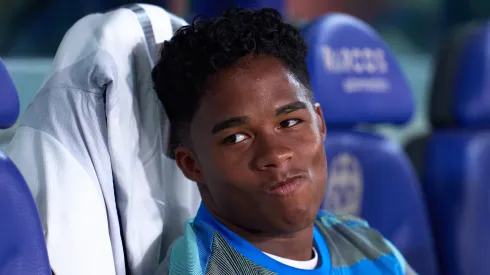 Endrick, atacante do Real Madrid. (Foto: Aitor Alcalde/Getty Images)