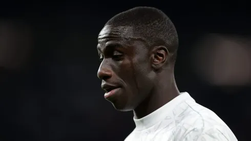 O lateral Ferland Mendy em ação com o Real Madrid