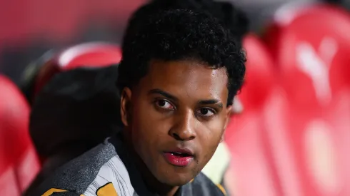 Rodrygo, do Real Madrid. Clube merengue está disposto a ouvir ofertas e Liverpool quer anunciá-lo (Foto: David Ramos/Getty Images)