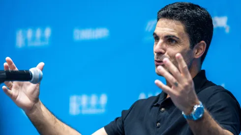 Arteta aproveitou para mandar recado para torcida. Foto: Yu Chun Christopher Wong/Eurasia Sport Images/Getty Images