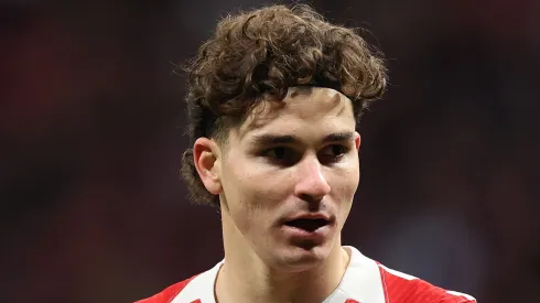 Barcelona estuda pagar R$185 mi por Fisnik Asllani se fracassar por Julián Álvarez. (Photo by Florencia Tan Jun/Getty Images)