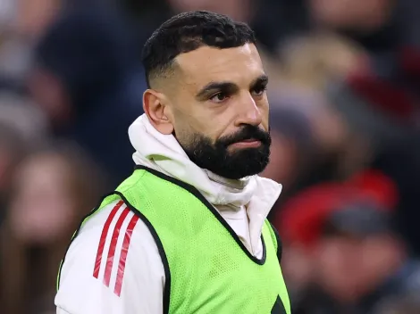 Mohamed Salah surge cabisbaixo em Liverpool x Sunderland