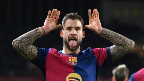 Iñigo Martínez quando ainda estava no Barcelona. Jogador não voltará ao clube e tem outro nome na mira (Foto: David Ramos/Getty Images)