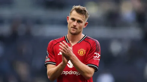 O zagueiro De Ligt como mora vitória do Manchester United (Alex Pantling/Getty Images)