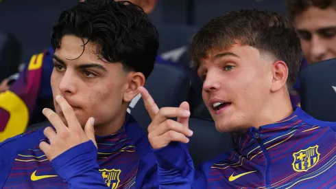 Barcelona corre para renovar contrato de Juan Hernández e afastar interesse do PSG. (Photo by Alex Caparros/Getty Images)