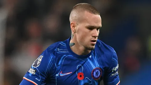 Mudryk durante partida pela Premier League. (Photo by Mike Hewitt/Getty Images)