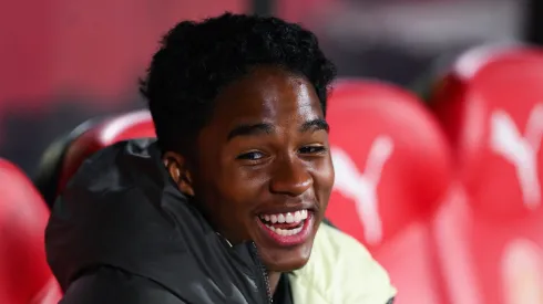 Endrick pode ganhar chance com Xabi Alonso (Photo by David Ramos/Getty Images)