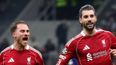 Liverpool vence Inter de Milão na Champions League com gol de Dominik Szoboszlai. (Photo by Justin Setterfield/Getty Images)