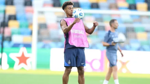 Doué em treinamento do PSG