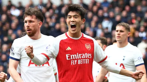 Takehiro Tomiyasu, ex-zagueiro do Arsenal. (Foto: Clive Rose/Getty Images)