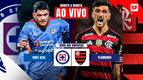 Cruz Azul e Flamengo jogam pela segunda fase da Copa Intercontinental (Fotos: Manuel Velasquez / Getty Images e Dhavid Normando / Getty Images)