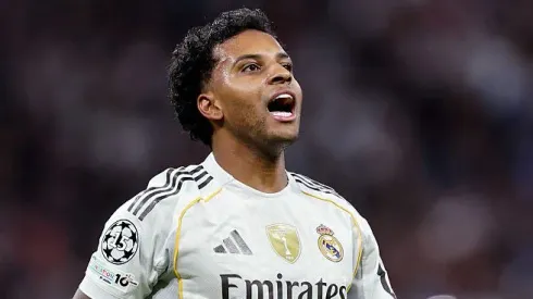 Rodrygo, jogador do Real Madrid, foi um alvo do Manchester City e Guardiola conversou com o jogador para elogiá-lo (Foto: Florencia Tan Jun/Getty Images)