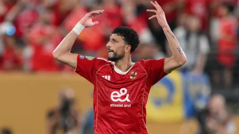 Wessam Abou, comemora pelo Al Ahly. (Foto: David Ramos/Getty Images)