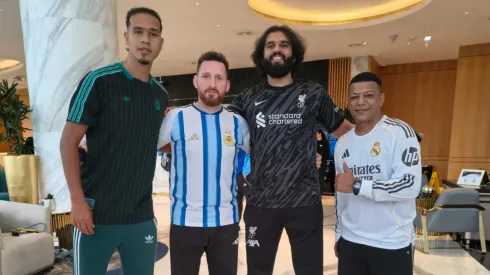 Os sósias de Messi, Mbappé, Alisson e Van Dijk (Bruno Marinho/Better Collective)